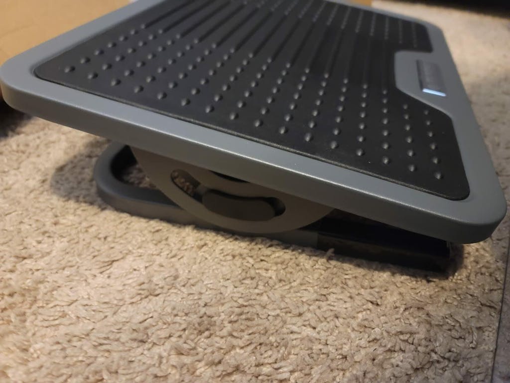 Buy Eureka Ergonomic Height Adjustable Under Desk Footrest Black & Gray