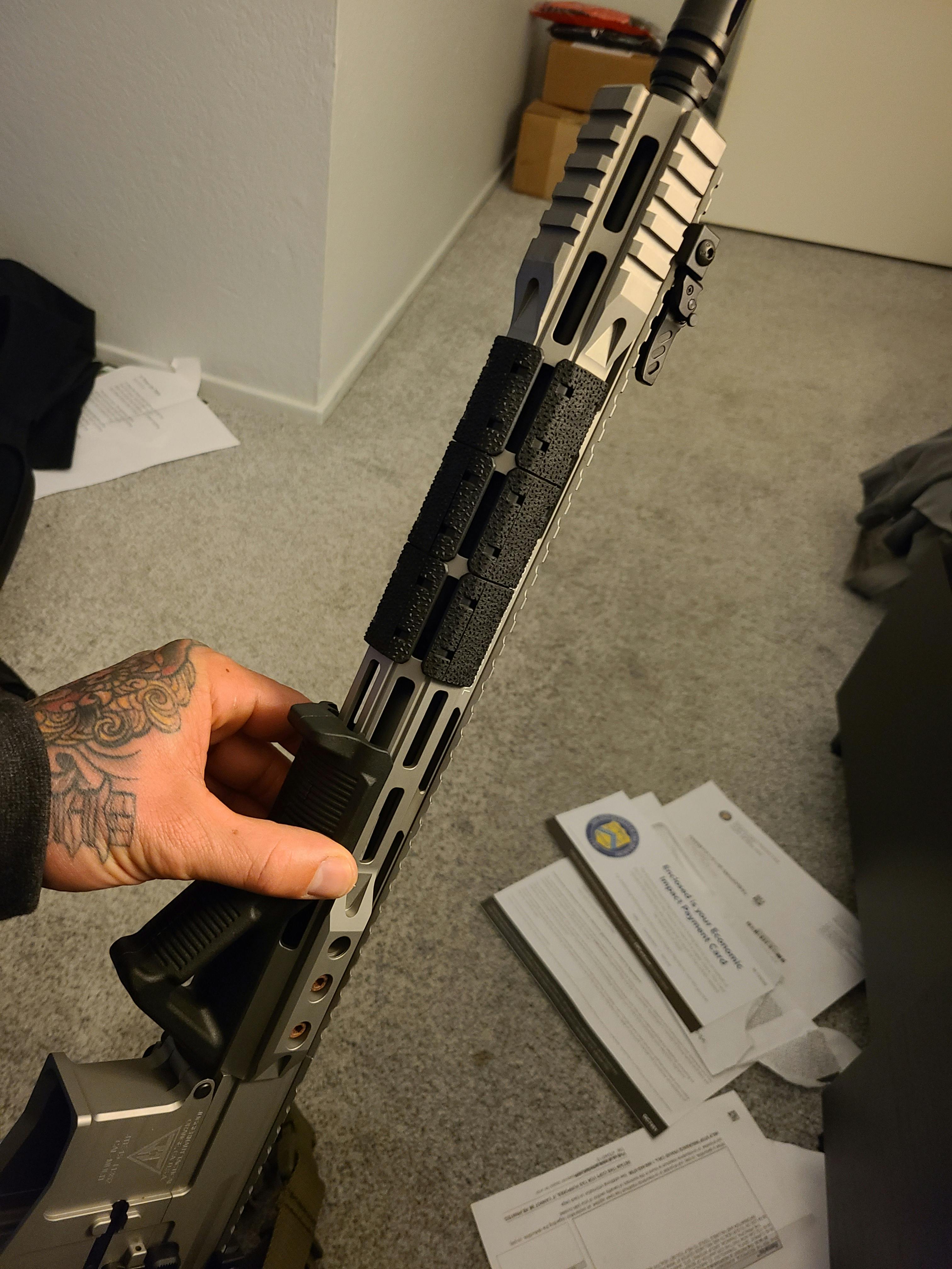 M Lok Rail Covers 6 Panels Mag603 By Magpul