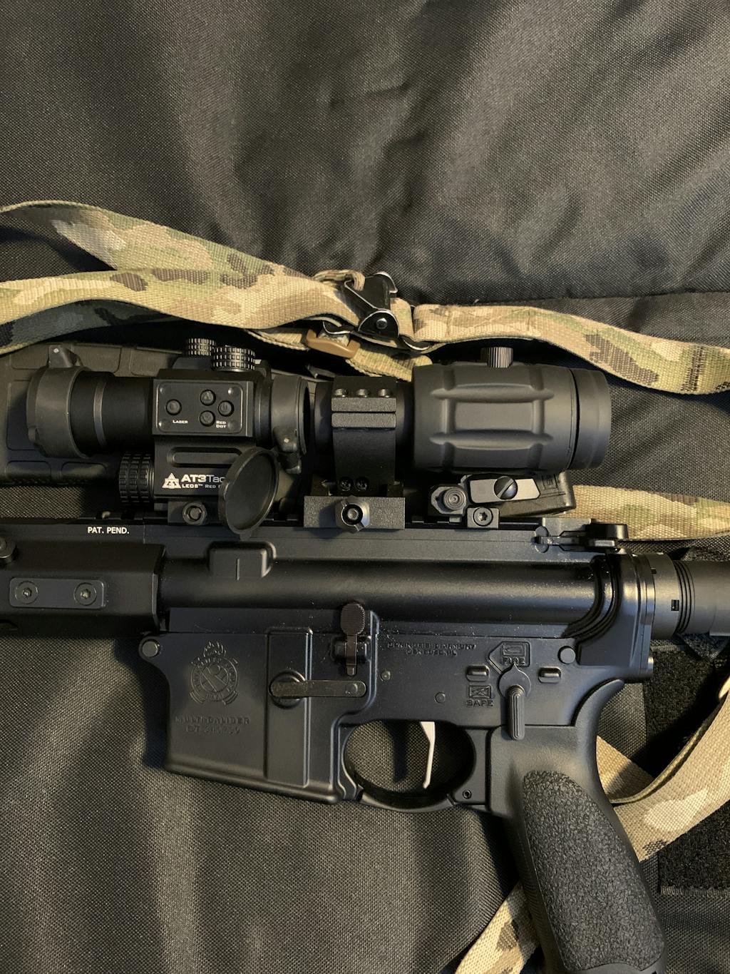 AT3™ Magnified AR-15 Red Dot with Laser Sight Kit | LEOS and RRDM