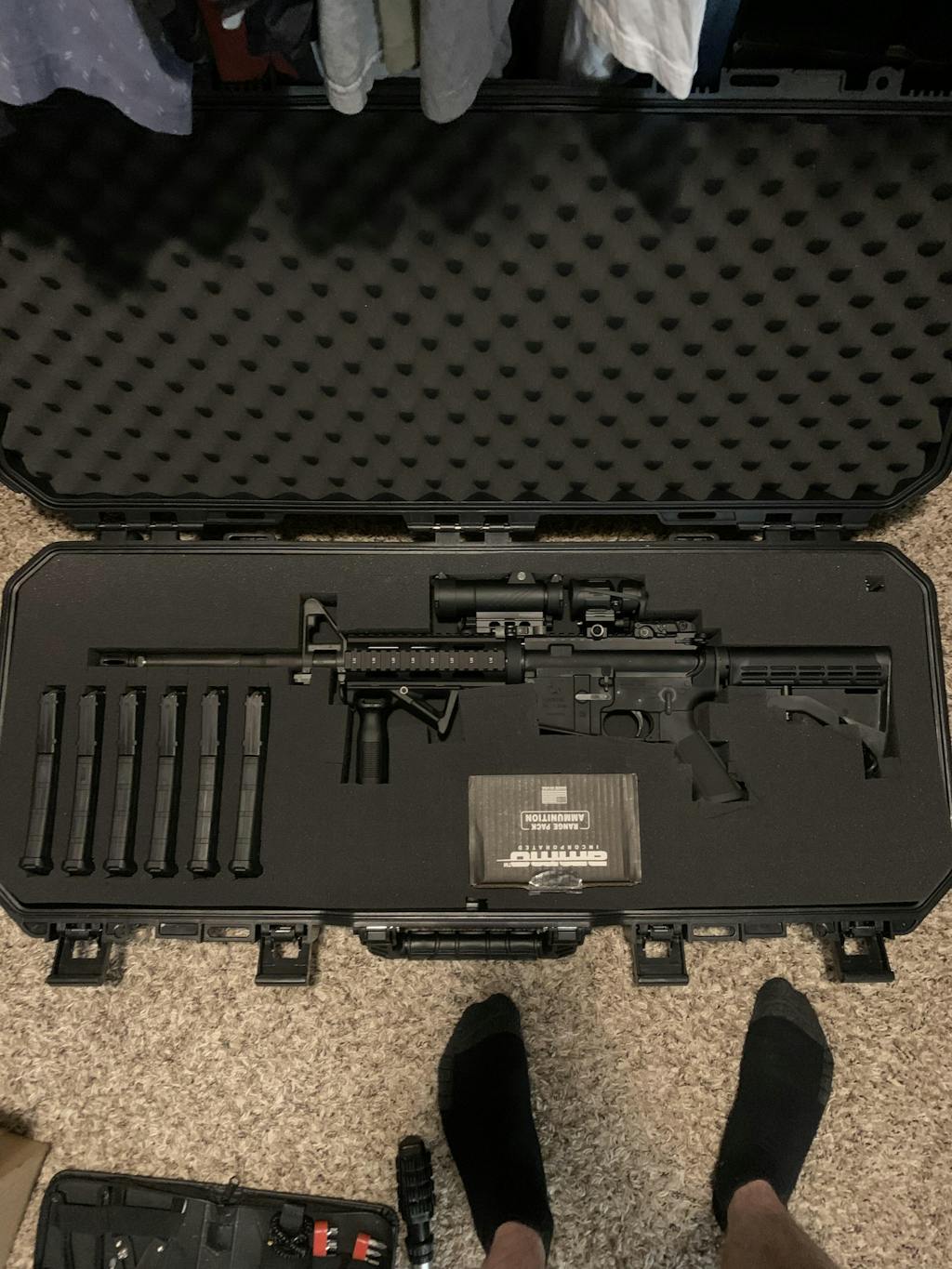 UTG Pro DropIn AR 15 Quad Rail with Extended Top Rail
