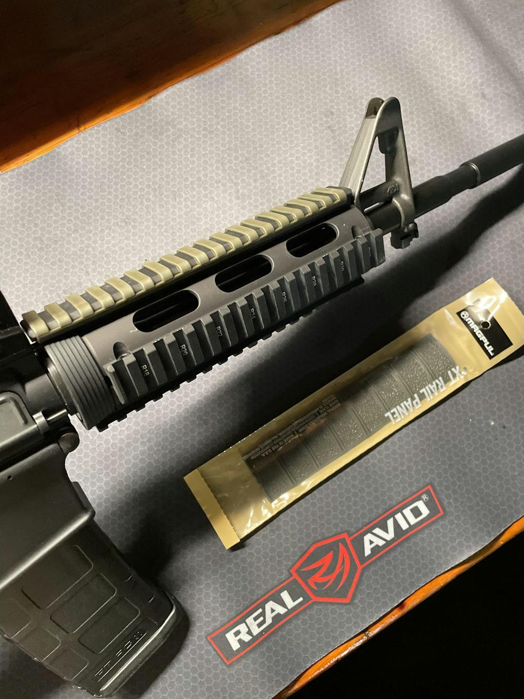 UTG Pro DropIn AR 15 Quad Rail with Extended Top Rail