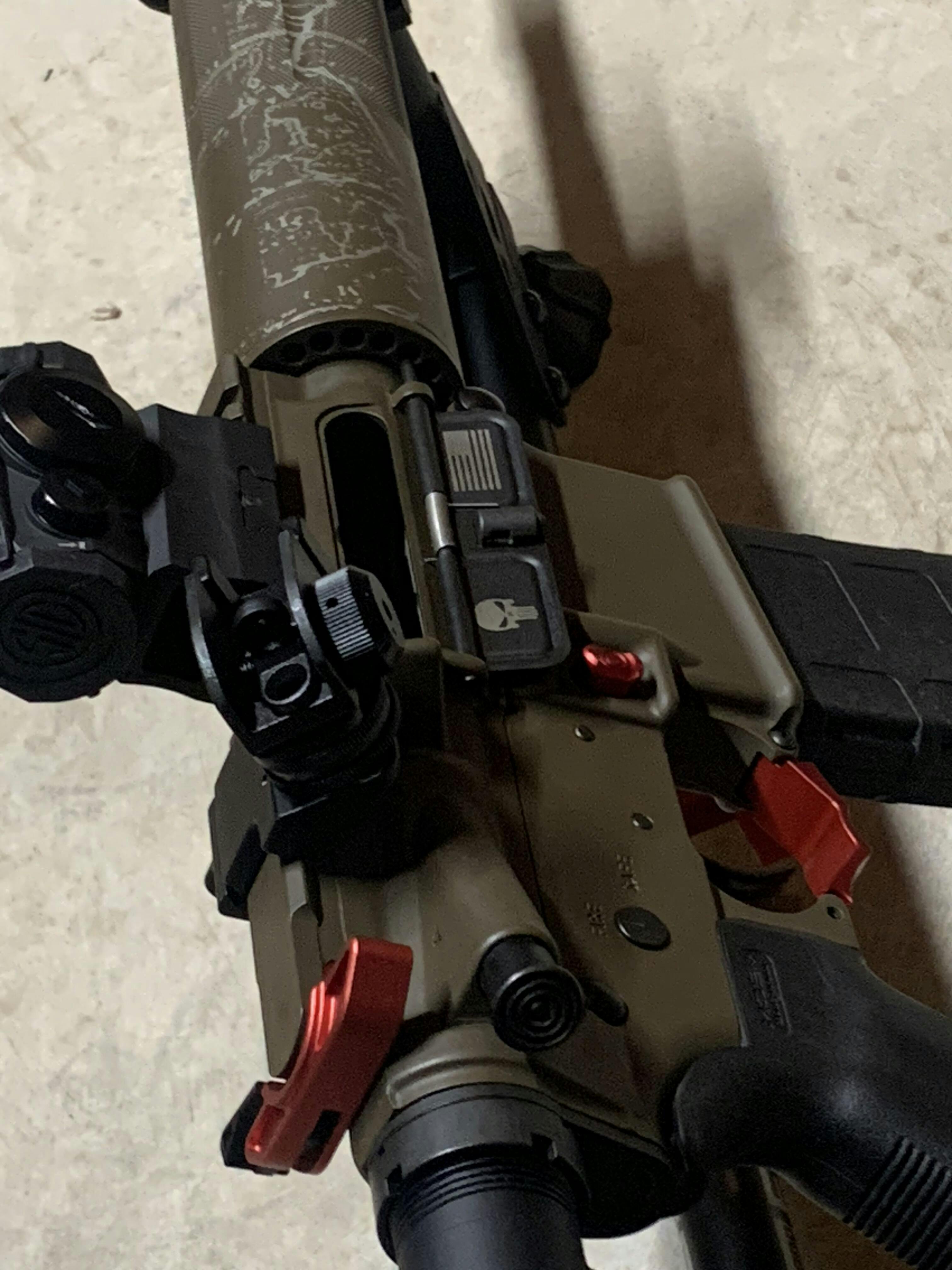 AR 15 Offset Iron Sights By AT3™