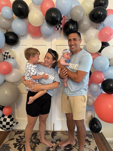 LPK Checkered Shorts Set - Blue