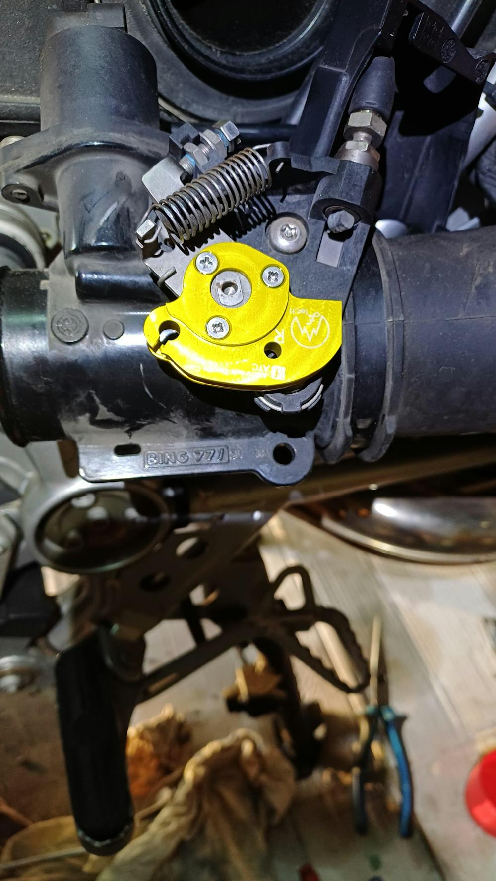 Aluminium Pulley Repair Kit for throttle bodies of BMW R 1200 GS/GS adventure RT RT-P ST R HP2 RnineT