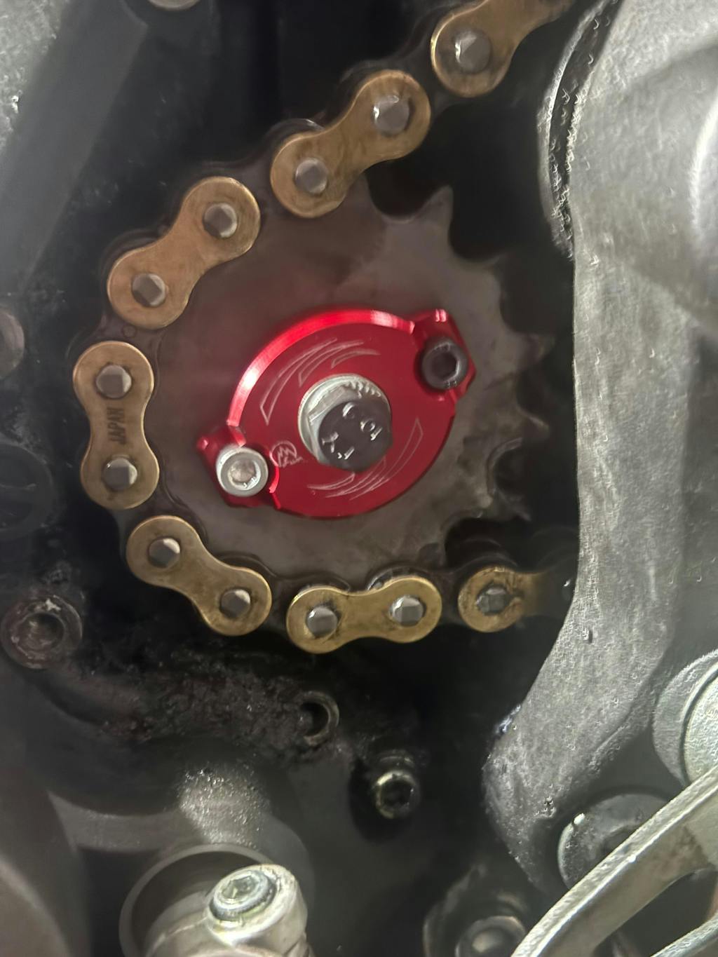 Front sprocket retainer for Ducati sprocket wheel repair kit 82610111A