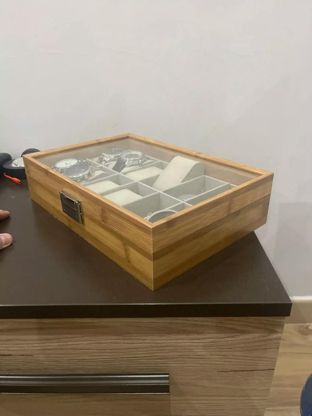 Boîte à Montre - Bambou Élégance™ Série 12