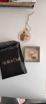 Collar con dije redondo