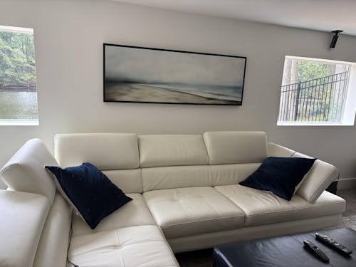 Abstract Beach Seascape Long Horizontal Wall Art