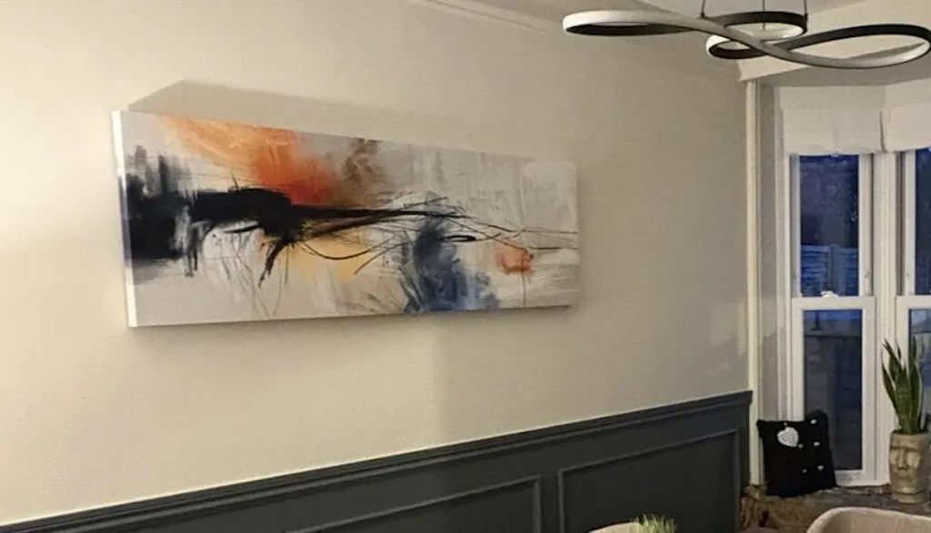 Colourful Abstract Large Horizontal Wall Art