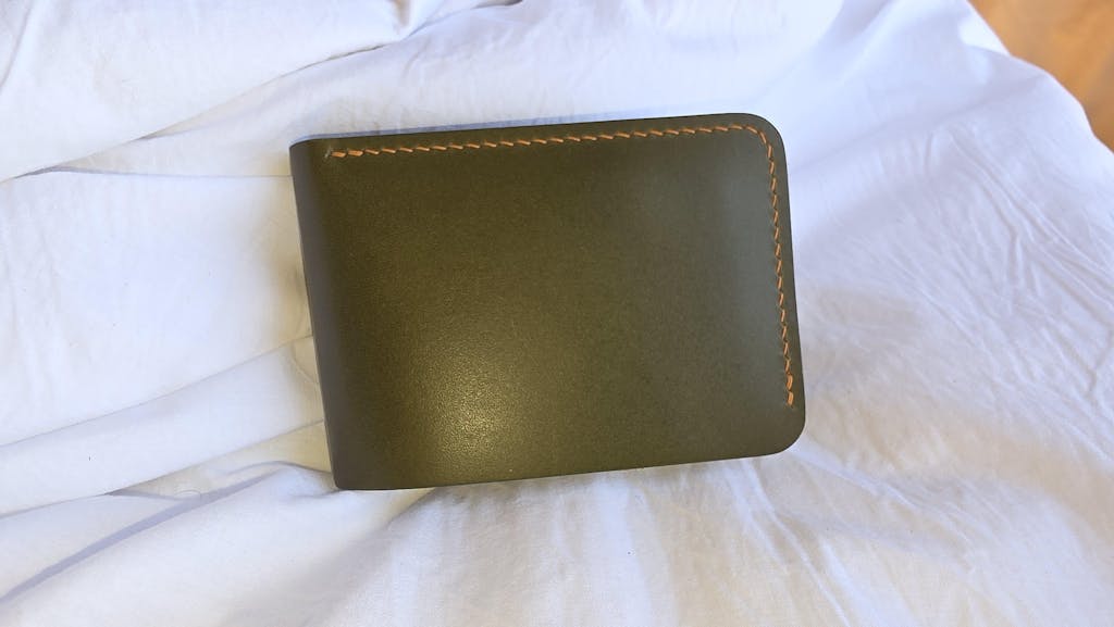 Minimalist Buttero Leather Bifold Wallet