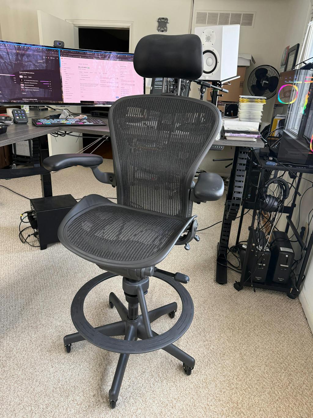 Atlas Cushion Headrest for Herman Miller Aeron Chair