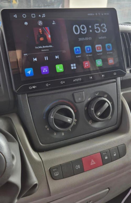 ATOTO A5LG211T Autoradio 2 DIN Android 10.1" - Wireless CarPlay & Android Auto, Touchscreen, 2GB+32GB, Bluetooth/WiFi, DSP 24-Band