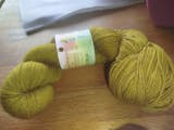 Mustard Superwash Merino Sock Yarn 100g – 70% Merino, 20% Yak, 10% Nylon