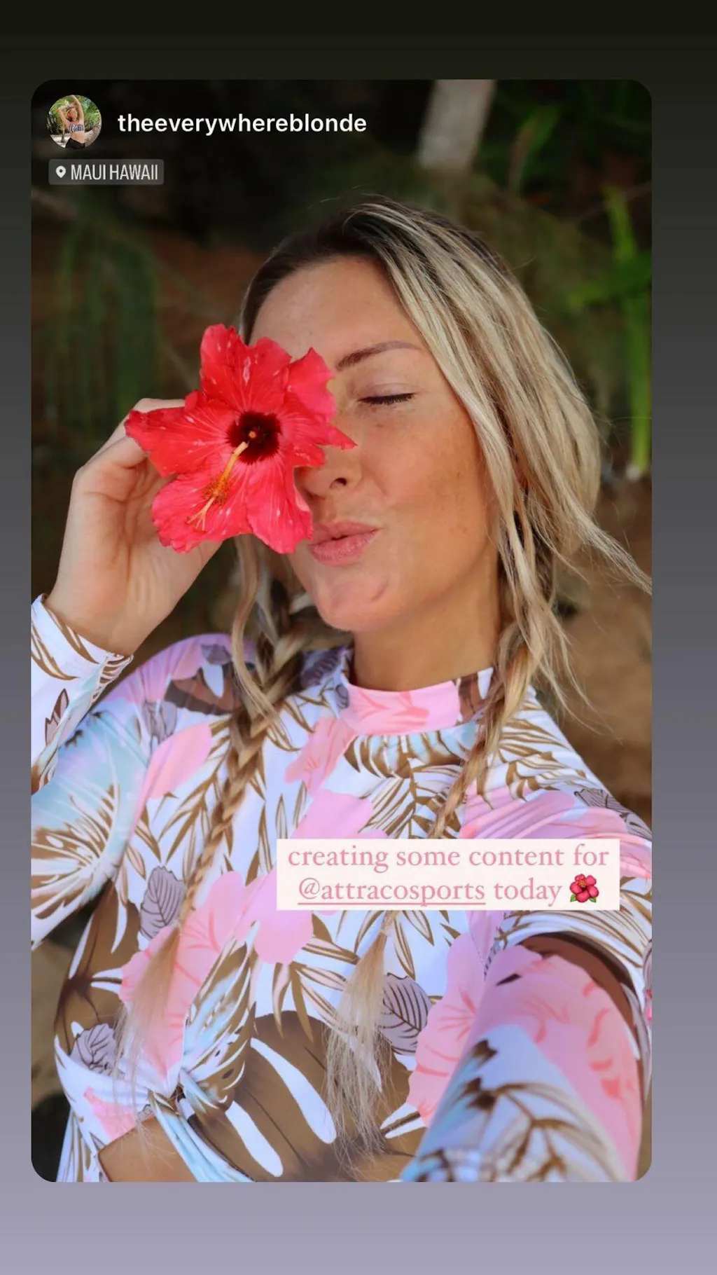 Pink Floral Cut Out Long Sleeve UPF 50+ Rash Guard