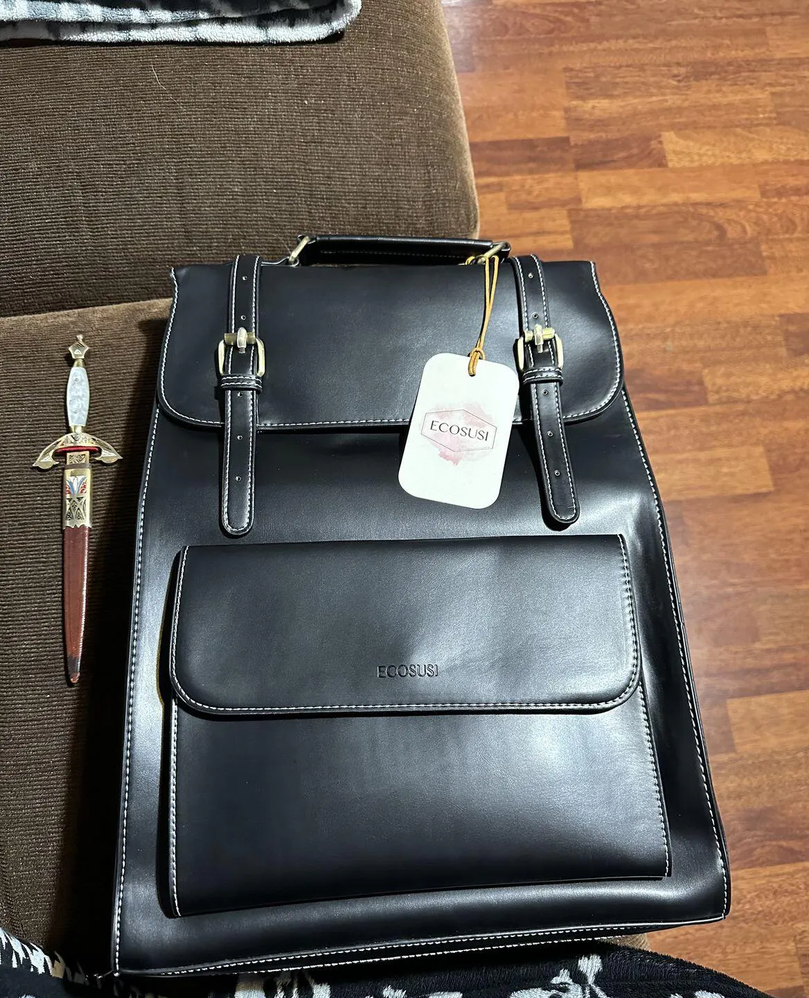 Women's Vintage Backpack for Laptop ECOSUSI AU.ECOSUSI