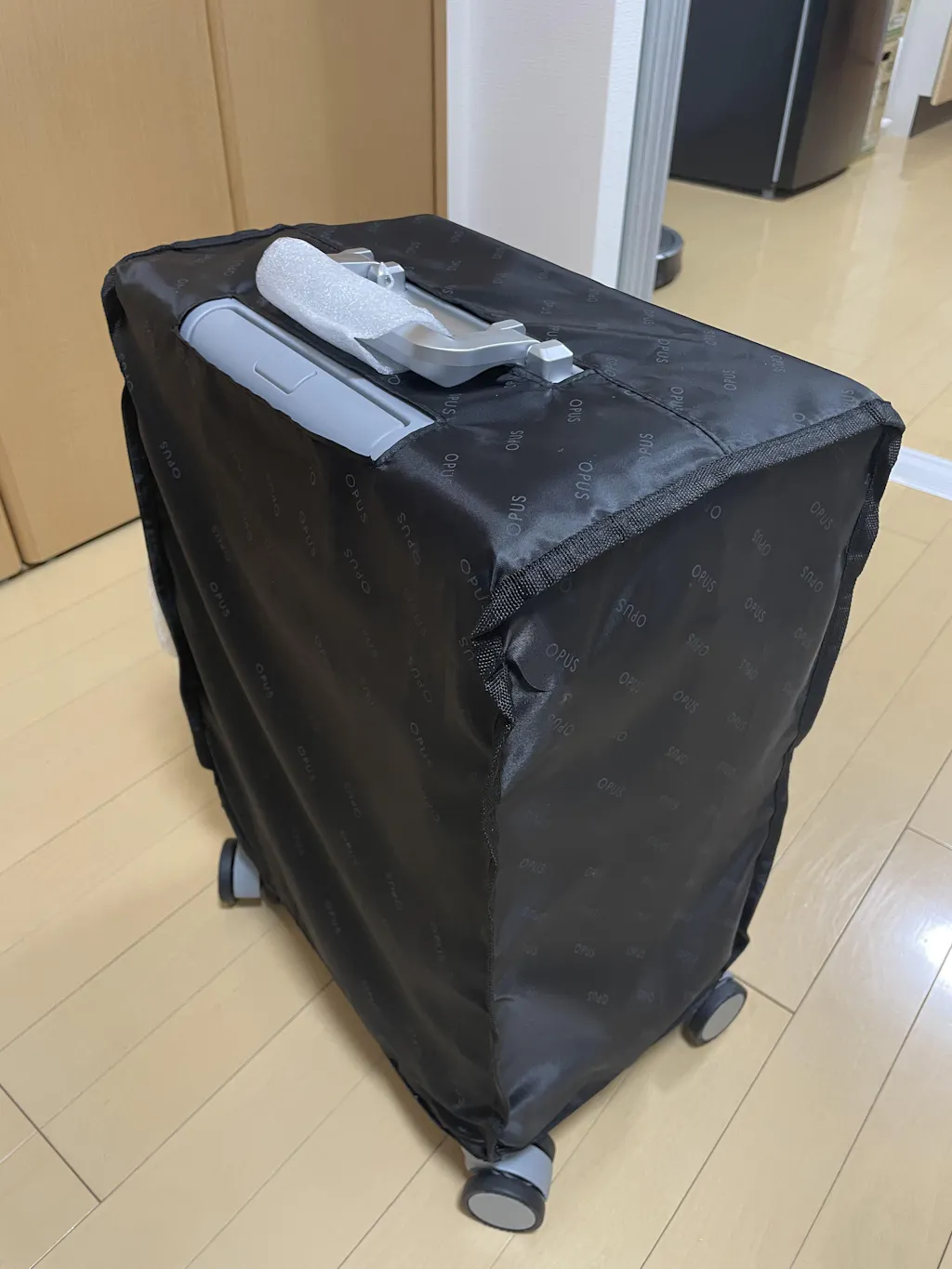 Stripe Aluminum Suitcase(Black) Op.13 (sku: OPAL2453) | aucentic