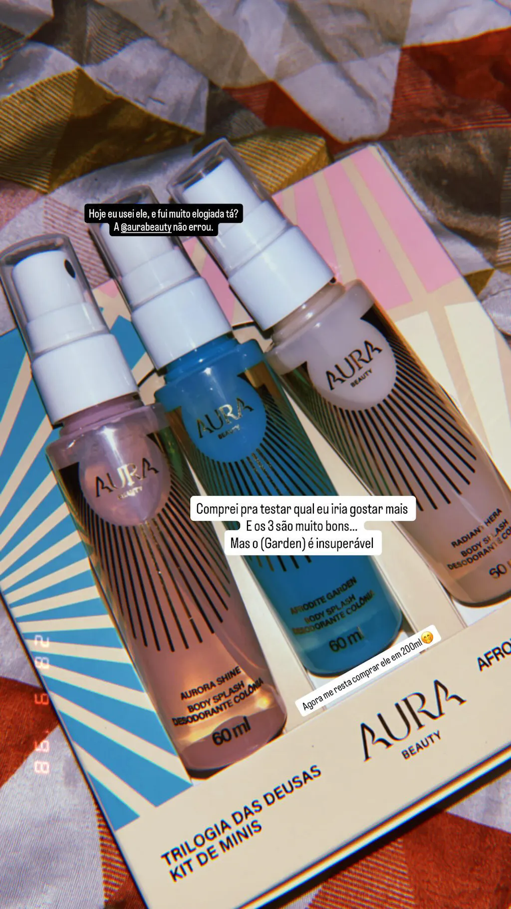 Kit Mini Trilogia das Deusas 3x60ml – AURA Beauty Club