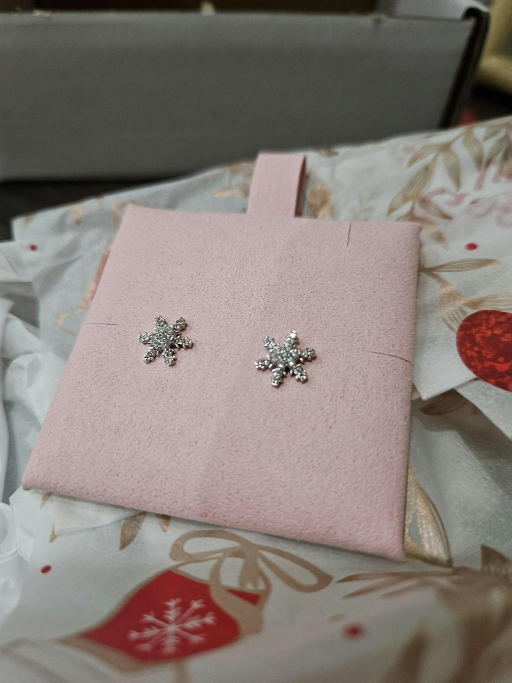 Silver Gala Snowflake Earrings