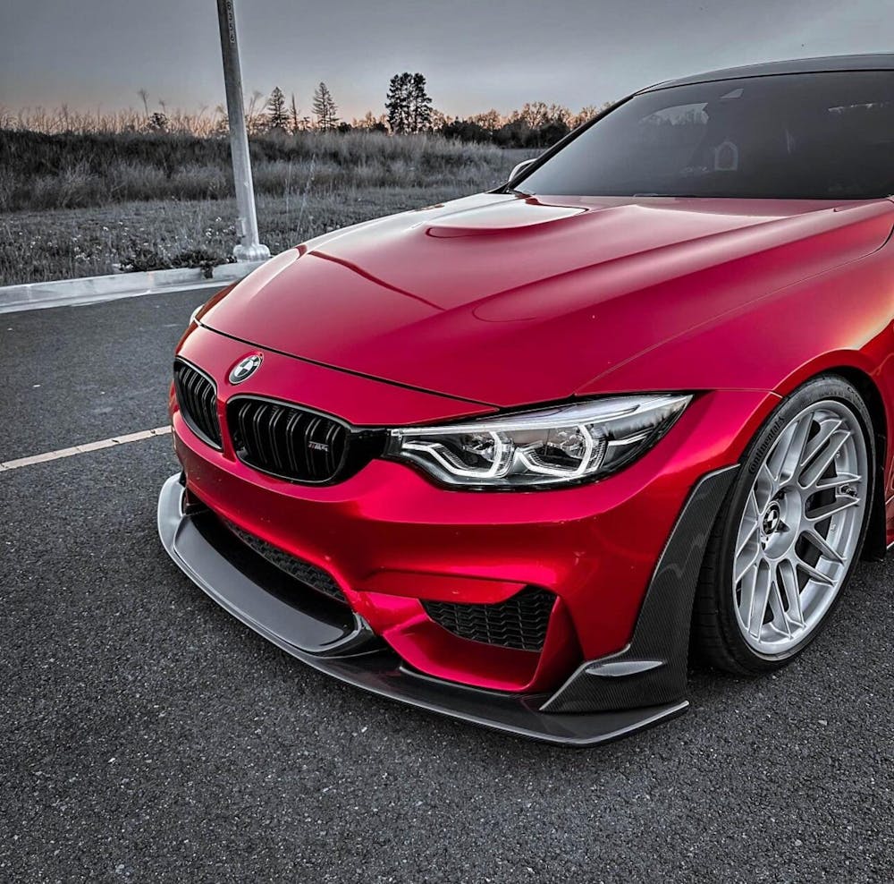 BMW F80 M3/F82 M4 Carbon Fiber Front Laptor Style Lip