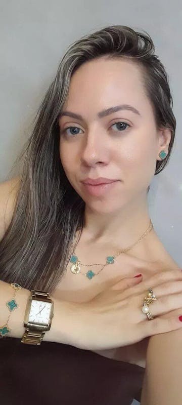 Conjunto Van Cleef Banhado em Ouro 18k