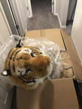 Lifesize Plush Bengal Tiger – Aurora Plasma Design