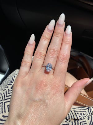 Elizabeth 3CT Oval Diamond Ring