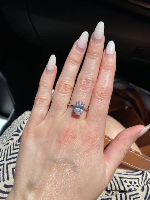 Elizabeth 3CT Oval Diamond Ring