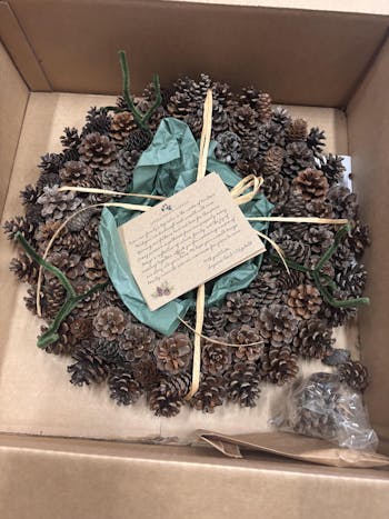 Signature Pinecone Wreath