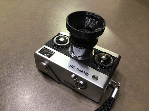 Gegenlichtblende Ø24mm mit Filteradapter für Rollei 35 & T, TE & B