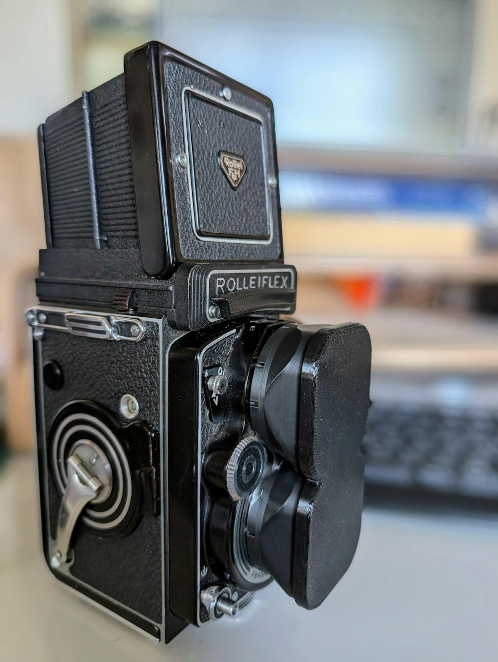 Dual Gegenlichtblende Bay II für Rolleiflex 3.5F, 2.8A & Magic