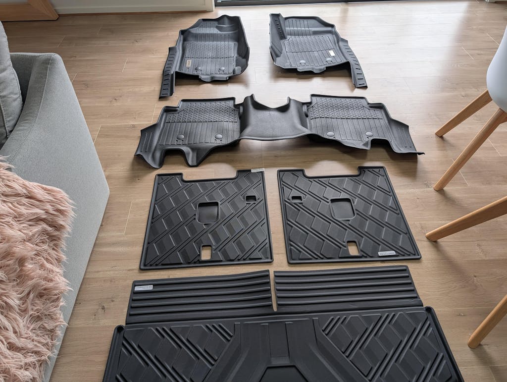 7D Injection Floor Mats for Ford Everest Next-Gen 2022-Onwards