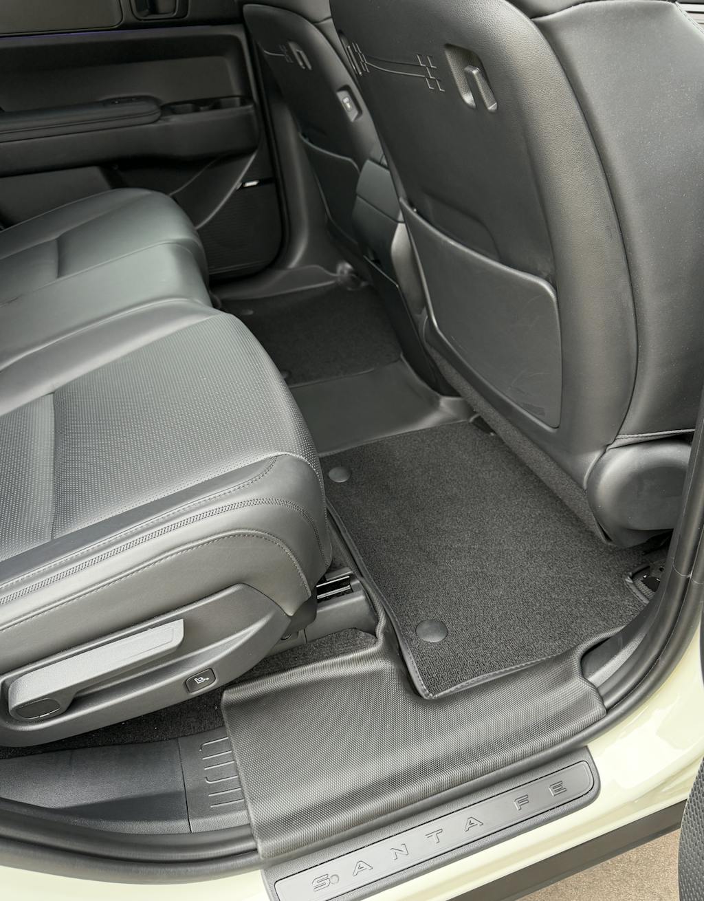 Double-Layer Car Floor Mats for Hyundai Santa Fe 7 Seater 2024-Onwards