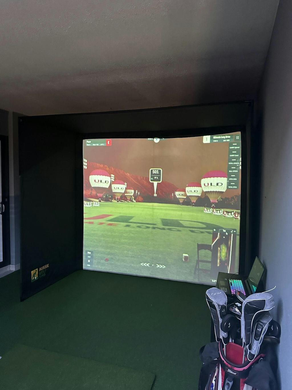The Roobox DIY Golf Simulator Enclosure Kit