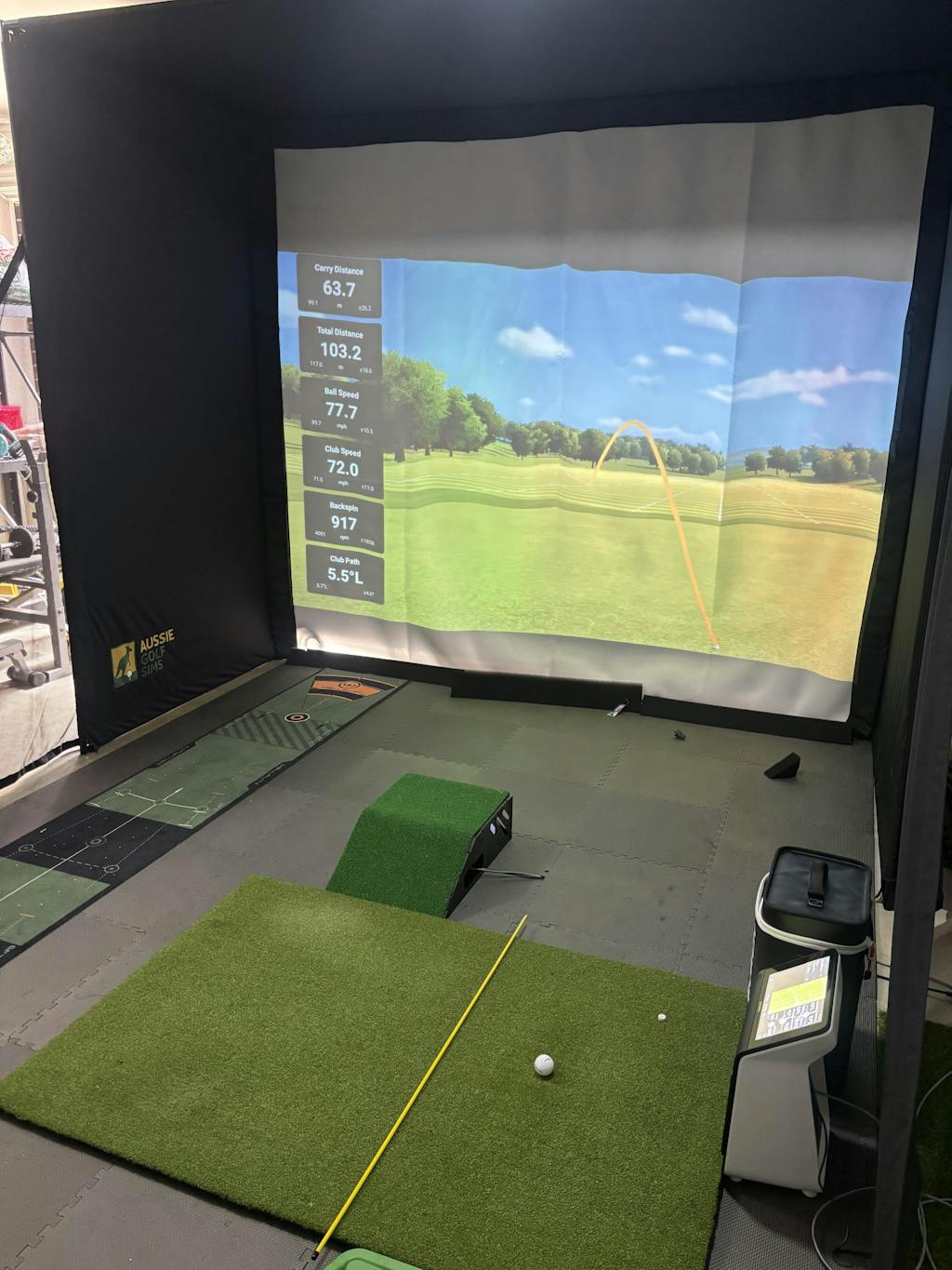 The Roobox DIY Golf Simulator Enclosure Kit