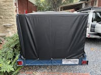 Universal Cage Trailer Tonneau Cover To Fit 6 x 4 x 3 Foot Cage Trailers
