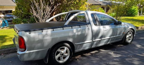 Bunji Loop Tonneau Cover To Fit Ford Falcon AU-BF Fitted With  Factory Sports Bars (1999 to May 2008)