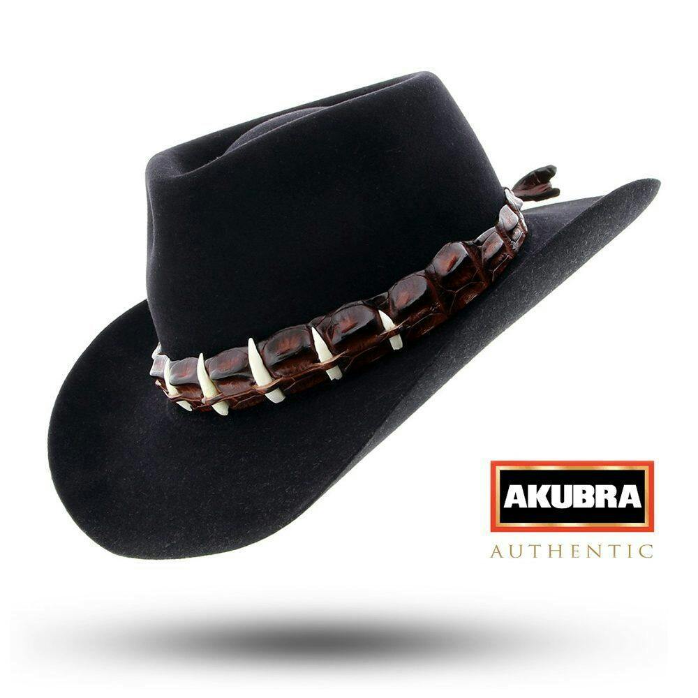 Akubra Legendary Croc - Black – AustralianGear