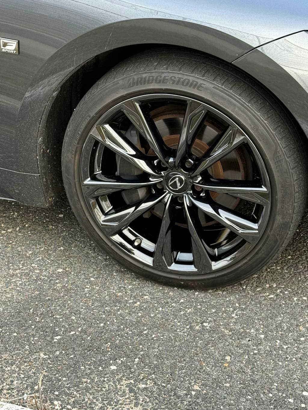 2023 Lexus IS350 19" Front OEM Wheel Rim W95226CHR