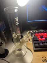 Pulsar CORE Straight Tube Glass Water Pipe - 9" / 14mm F