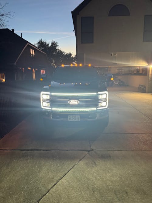 2023-2025+ Ford Super Duty F250 F350 LED Grill Accent Lights Bar Kit