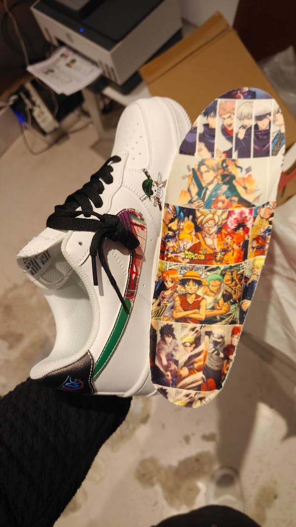 Luffy & Zoro Custom Sneakers