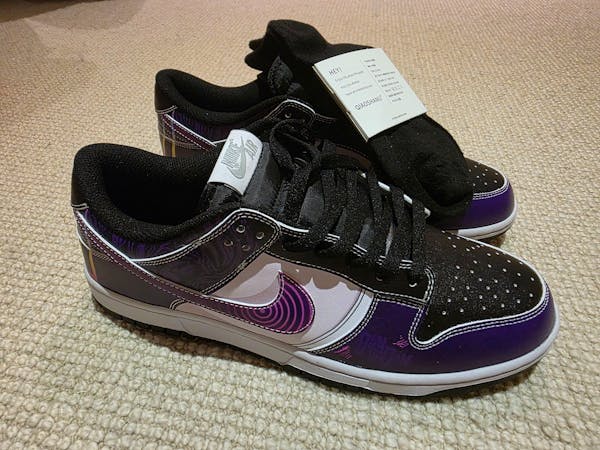 Evil Eye V.1 Custom Court-Low Sneakers