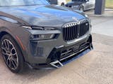 Gloss Black Front Bumper Lip Spoiler For 2023-2025 BMW X7 G07 LCI M Sport