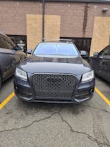 Gloss Black Honeycomb Front Mesh Grille for Audi Q5 SQ5 2013–2017