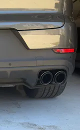 Black Sport Exhaust Tips Tailpipe For Porsche Cayenne 9Y0 9Y3 2019-2026