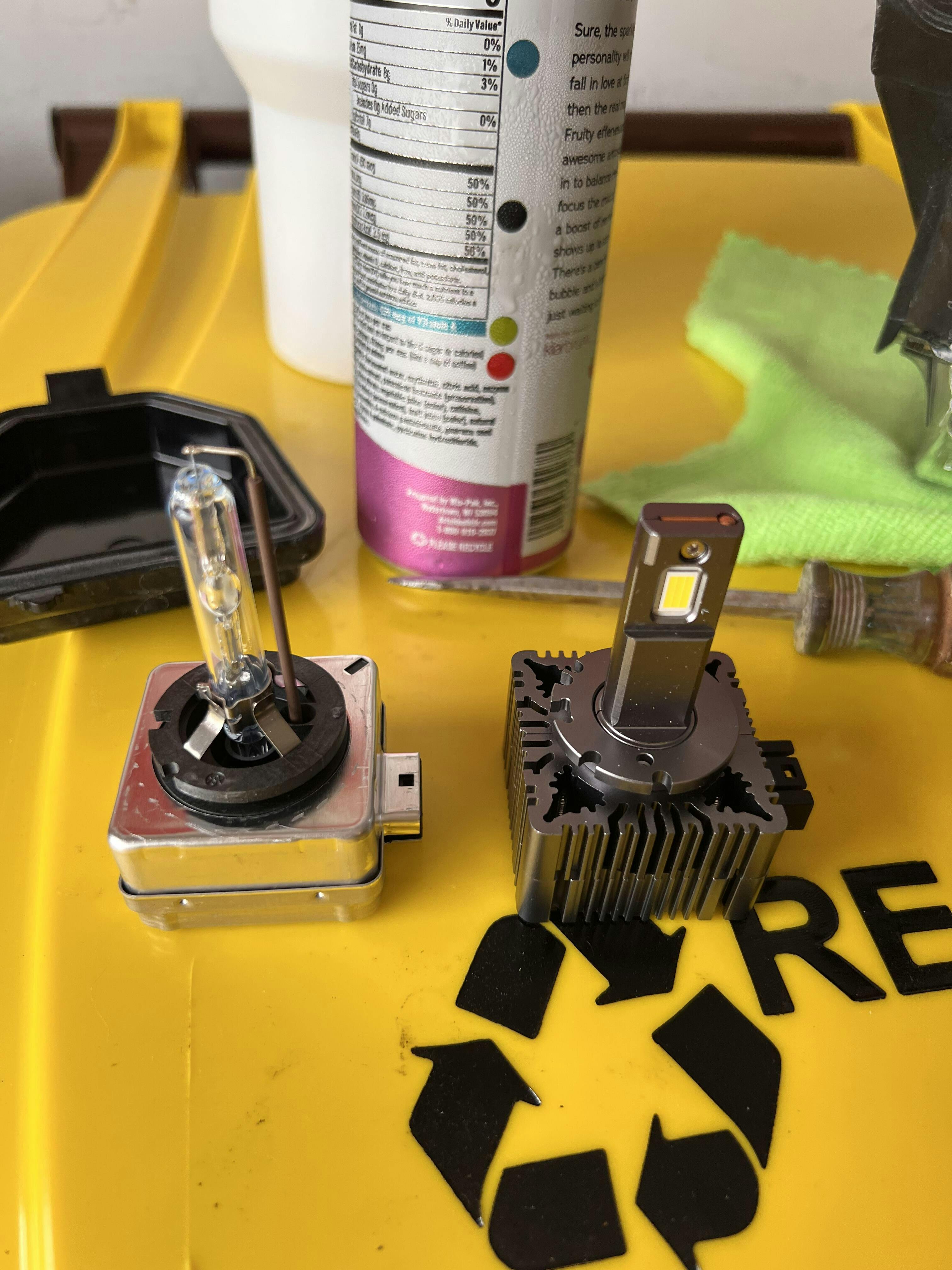 Brightest D1S/D1R/D1C LED Headlight Bulbs 120w 24000lm High and Low Be