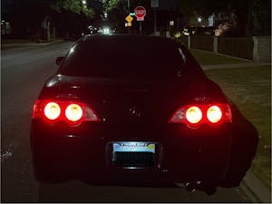 Upgraded 7443 7440 7444 W21W LED Bulbs Brake Tail Lights 400% Brighter, Red, 2US6T Series