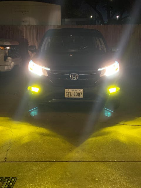 H11/H8/H9/H16 LED Fog Light Bulbs, 3000K Golden Yellow Light, Super Penetration, LED CSP Chips