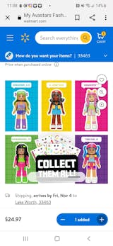  My Avastars Dreamer 3.0 - 11 Fashion Doll with Extra Outfit -  Personalize Over 100 Looks : Everything Else
