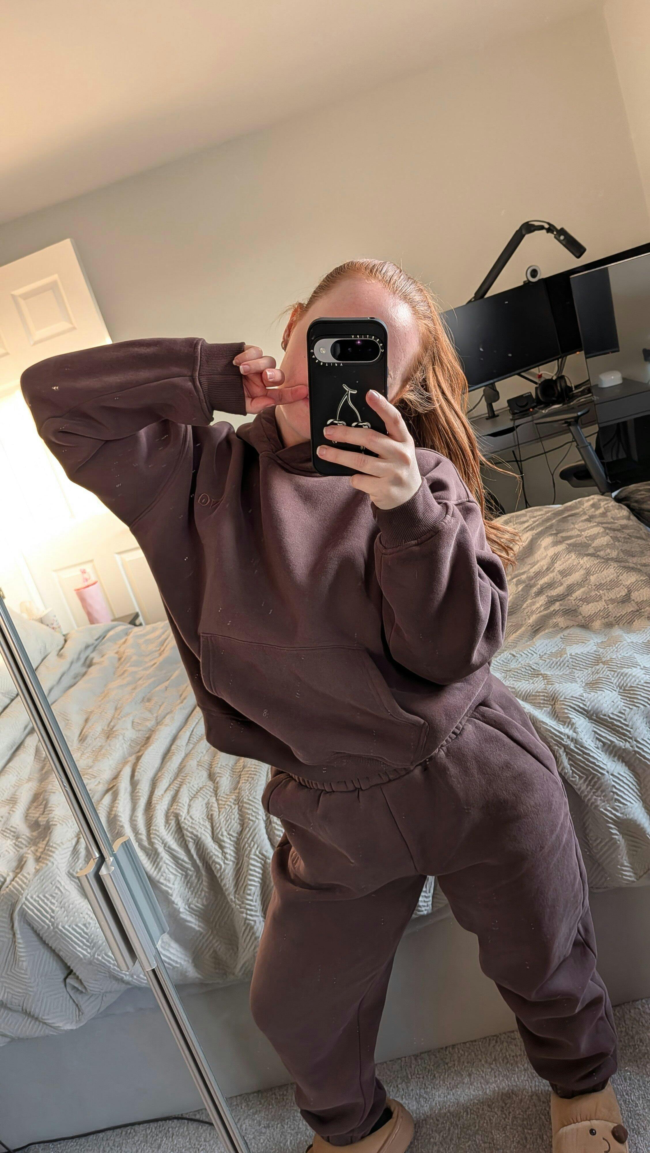 ESTIVO⭐️ボードウェア⭐️ダークブラウン⭐️レディース⭐️sizeM Petite Hoodie for Women 5'3